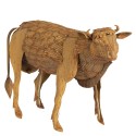 Clayre & Eef Decoration Cow 42x18x35 cm Brown Iron
