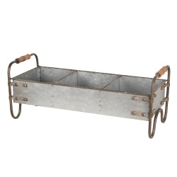 Clayre & Eef Storage Box 47x20x20 cm Grey Iron