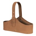 Clayre & Eef Plant Holder 32x12x27 cm Brown Iron Oval