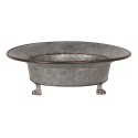 Clayre & Eef Decorative Bowl Ø 38x12 cm Grey Iron Round