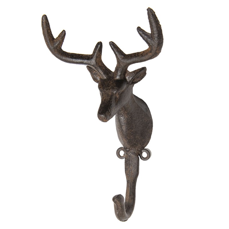 Clayre Eef Wall Hook Deer 6y3813 12 9, Moose Antler Coat Rack