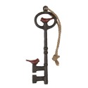 Clayre & Eef Decorative Key 13x2x33 cm Brown Iron Key
