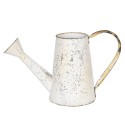 Clayre & Eef Decorative Watering Can Watering Can 32x13x20 cm White Iron