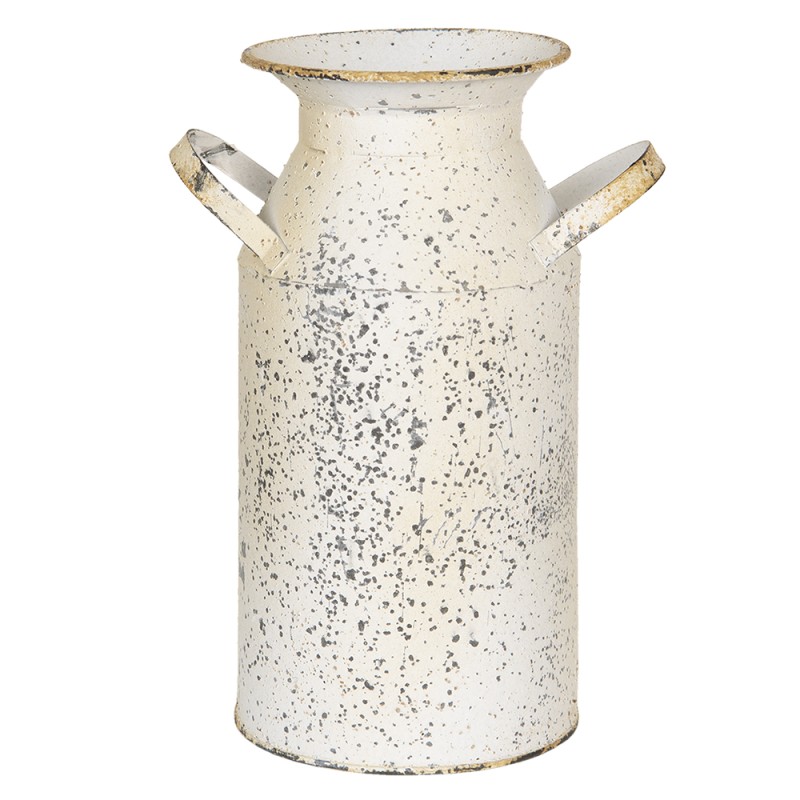 Clayre & Eef Decorative Milk Churn 15x11x23 cm Beige Grey Iron