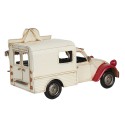 Clayre & Eef Decorative  Miniature Car 32x15x19 cm Beige Red Metal