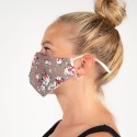 Clayre & Eef Waschbare Maske Braun Baumwolle