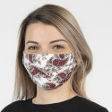 Clayre & Eef Waschbare Maske 13x26 cm Weiß Baumwolle