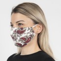 Clayre & Eef Waschbare Maske 13x26 cm Weiß Baumwolle