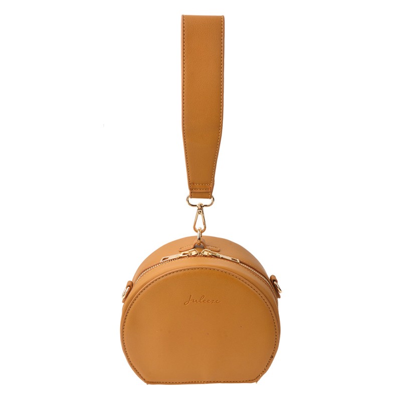 Juleeze Women's Handbag 13x15x8 cm Brown Artificial Leather Round
