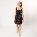 Juleeze Women's Dress Black Polyester Dots