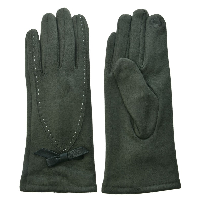 Juleeze Winter Gloves 8x24 cm Green Polyester