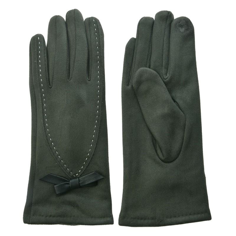 Juleeze Handschoenen Winter  8x24 cm Groen Polyester