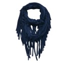 Juleeze Solid Colour Scarf 40x150 cm Blue Polyester
