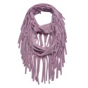 Juleeze Solid Colour Scarf 40x150 cm Pink Polyester