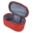 Juleeze Damenkulturtasche 12x8x6 cm Rot Polyester Oval