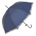 Juleeze Erwachsenen-Regenschirm Ø 90 cm Blau Polyester Punkte