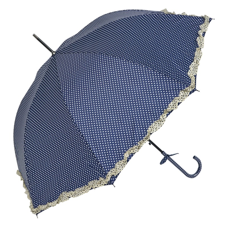 Juleeze Parapluie pour adultes Ø 90 cm Bleu Polyester Points