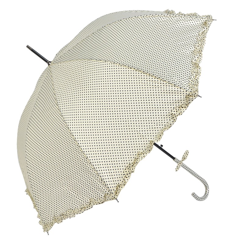 Juleeze Parapluie pour adultes Ø 90 cm Beige Polyester Points