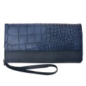 Juleeze Wallet 20x10.5 cm Blue Artificial Leather Rectangle