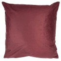 Clayre & Eef Federa per cuscino 45x45 cm Rosso Poliestere Quadrato Fiori