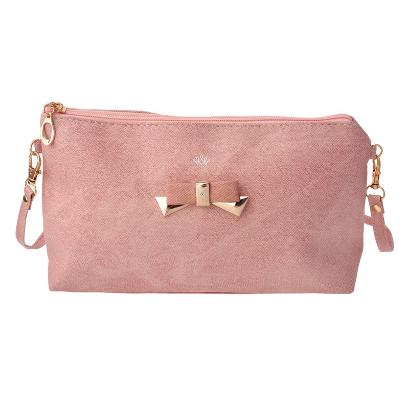 Melady Ladies' Toiletry Bag Pink Artificial Leather Rectangle