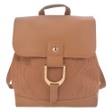 Melady Backpack 25x28 cm Brown Plastic Square