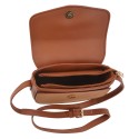 Melady Women's Handbag 18x12 cm Brown Plastic Rectangle