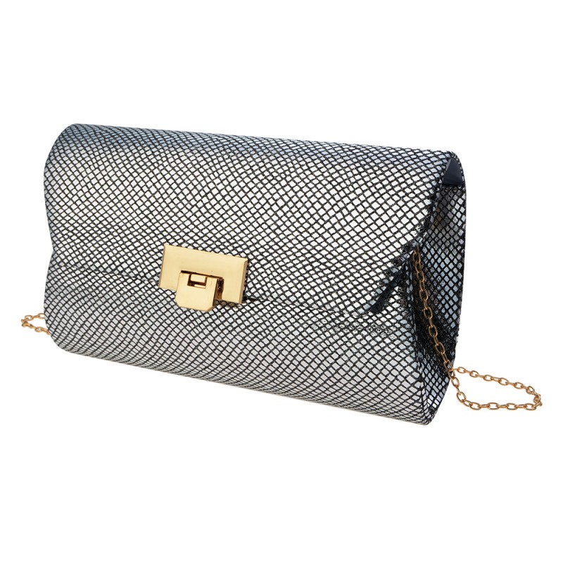 Melady Women's Handbag 24x14 cm Silver colored Artificial Leather