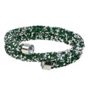 Melady Beaded Bracelet Ø6-7cm (2mm) Green Glass Round