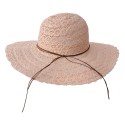 Melady Sun Hat for Kids Ø 58 cm Pink Paper straw Round