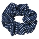 Melady Élastique à cheveux scrunchie Bleu Synthétique Rond