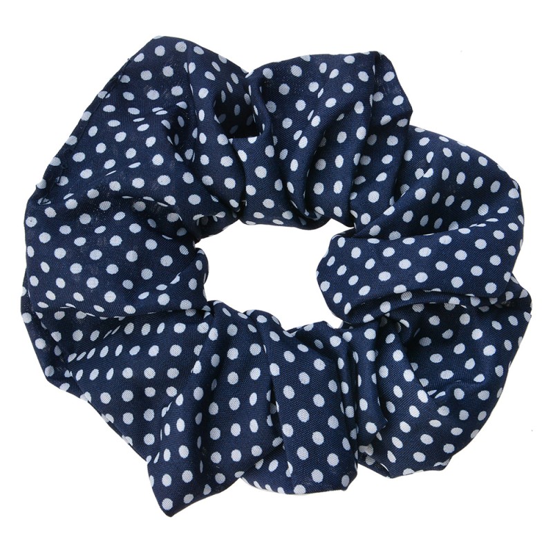 Melady Elastico per capelli scrunchie Blu Sintetico Rotondo