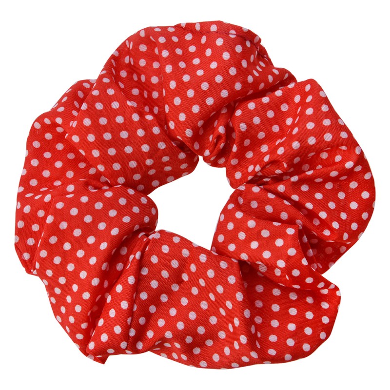Melady Scrunchie Hair Elastic Red Synthetic Round