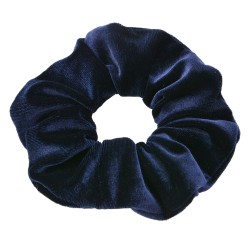 Melady Élastique à cheveux scrunchie Bleu Synthétique Rond