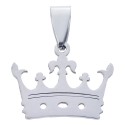 Melady Pendant necklace women Silver colored Metal Crown