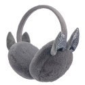 Melady Kids' Ear Warmers 13 cm Grey Polyester