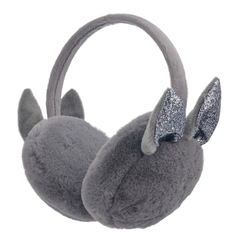 Melady Cache-oreilles pour enfants 13 cm Gris Polyester