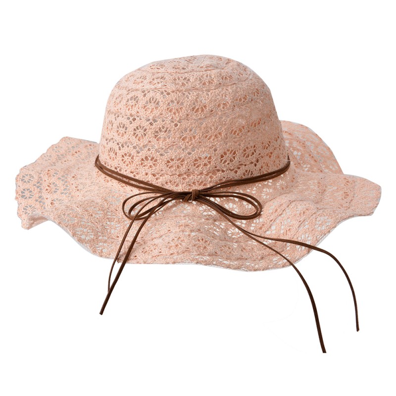 Melady Sun Hat for Kids Ø 52 cm Pink Paper straw Round