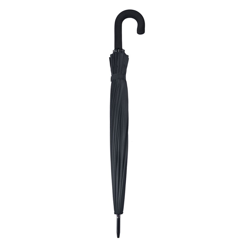 Melady Erwachsenen-Regenschirm Ø 93 cm Schwarz Nylon