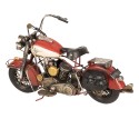 Clayre & Eef Miniatura decorativa Motore 42x17x24 cm Rosso Metallo Plastica Motore