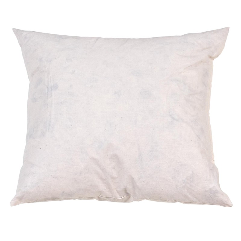 Clayre & Eef Garniture de coussin Plumes 40x40 cm Blanc Plumes Carré