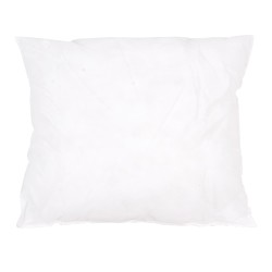 Clayre & Eef Garniture de coussin 40x40 cm Blanc Synthétique Carré