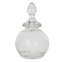 Clayre & Eef Perfume Bottle Ø 7x13 cm Transparent Glass Round