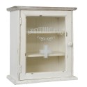 Clayre & Eef Medicine Cabinet 32x18x36 cm White Wood Rectangle