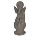 Clayre & Eef Decoration Angel 38 cm Grey Ceramic Angel