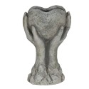 Clayre & Eef Planter 16x10x26 cm Grey Stone