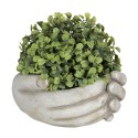 Clayre & Eef Pot de fleurs 14x13x7 cm Beige Pierre