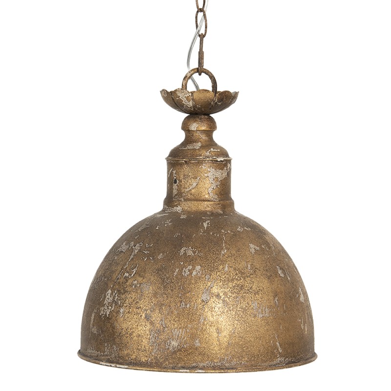Clayre & Eef Pendant Lamp Ø 29x35 cm  Copper colored Iron Round