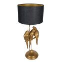 Clayre & Eef Table Lamp Ø 33x79 cm  Gold colored Plastic Round Parrot
