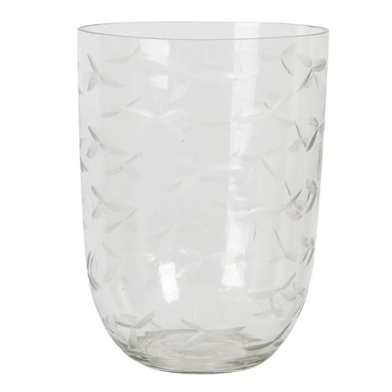 Clayre & Eef Teelichthalter Ø 8x11 cm Glas Rund